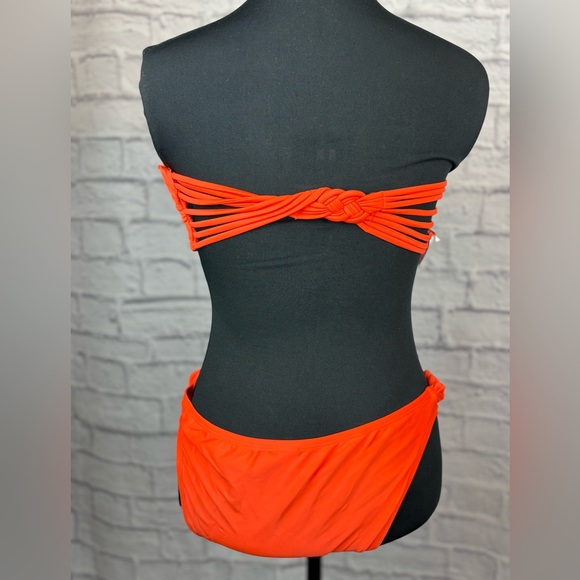 Xhilaration Orange Two-Piece Swimsuit (XL Top, L Bottom) - Picture 3 of 14